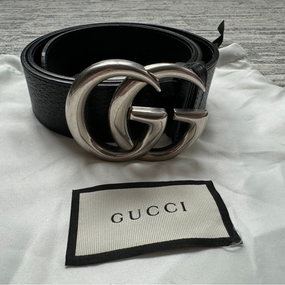 Men’s Double G Leather Gucci Belt - Picture 12 of 12